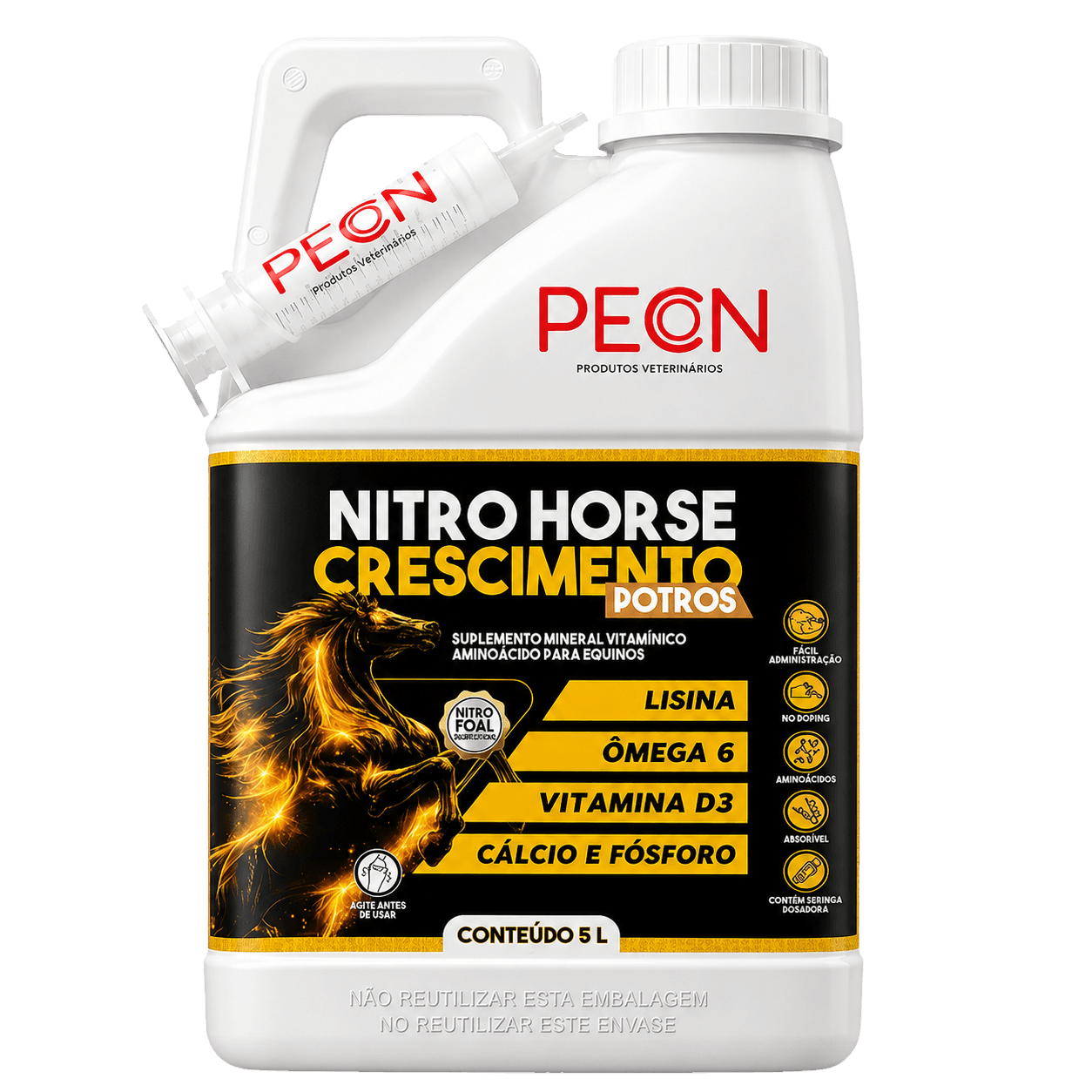 Nitro Horse Crescimento Potro - 5 Litros