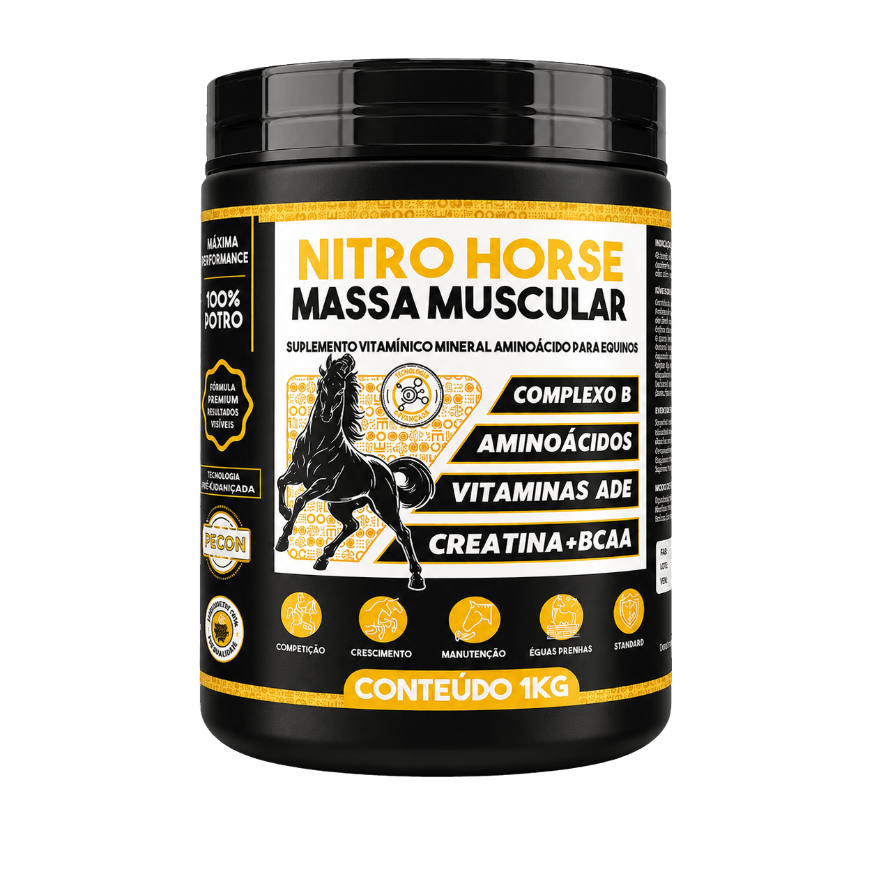 Nitro Horse Massa Muscular 01 kg