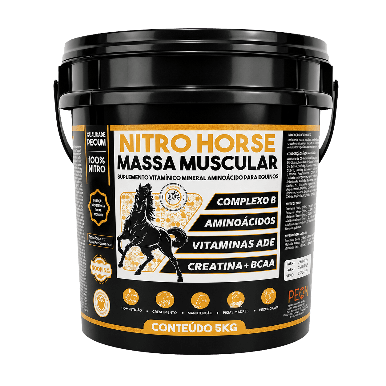 Nitro Horse Massa Muscular 05 kg