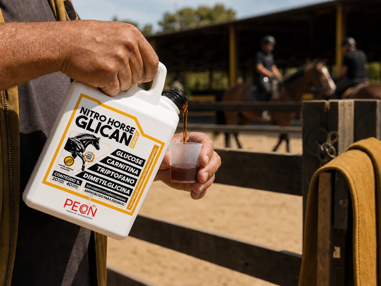 NITRO HORSE GLICAN ENERGY 1 LITRO — Como usar