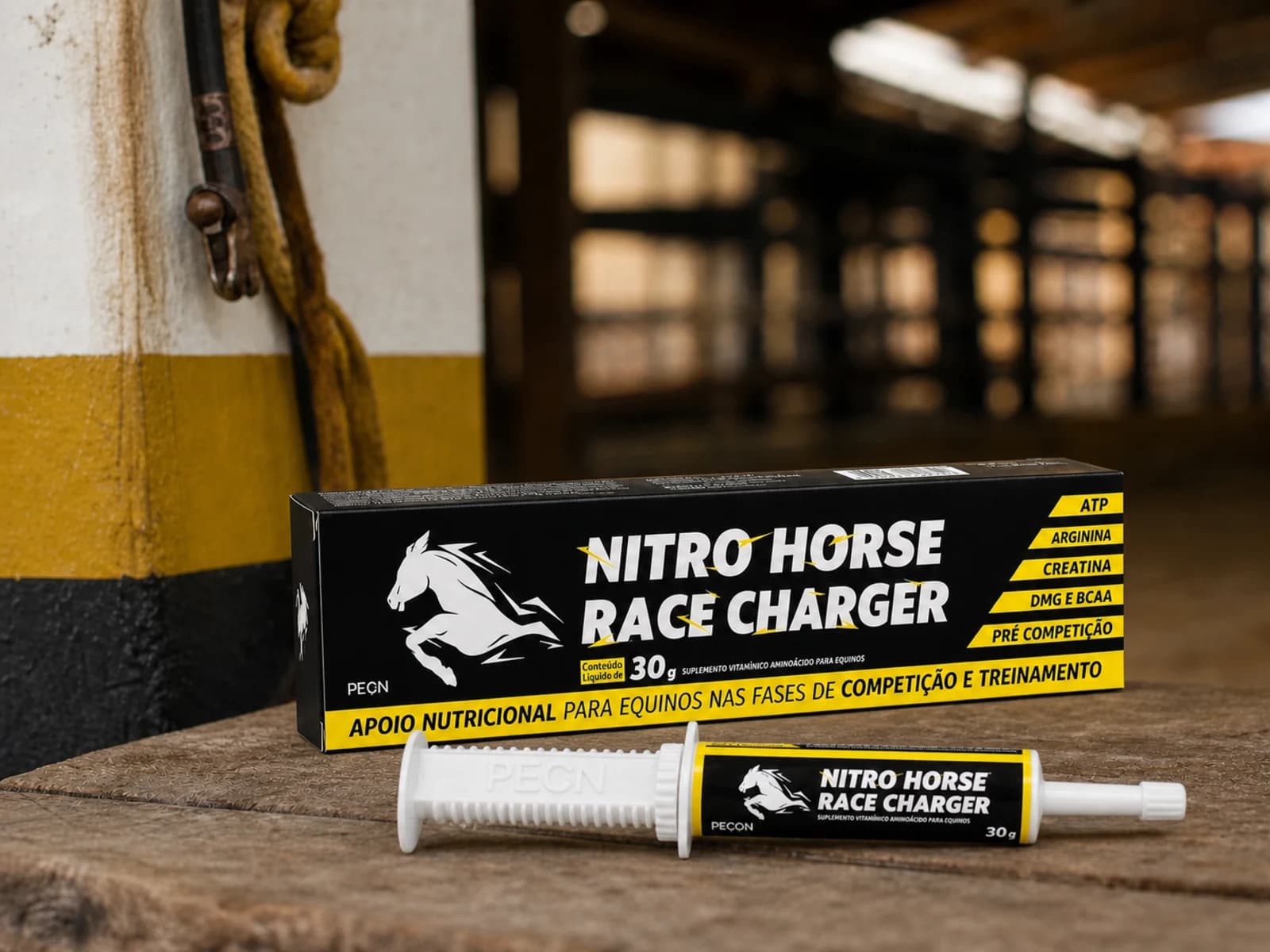NITRO HORSE RACE CHARGER (PRÉ PROVA) 03 EM 01 — Por que seringa individual