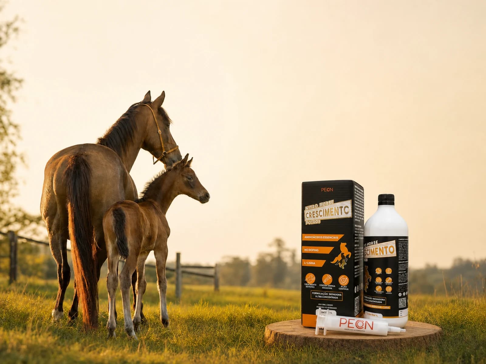 Nitro Horse Crescimento Potro - 1 Litro — O que se constrói no potro não se recupera depois