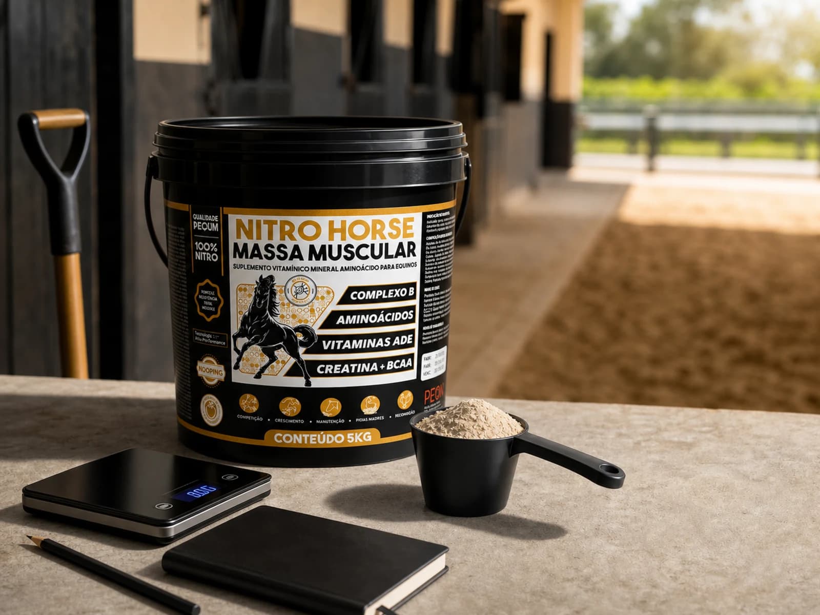 Nitro Horse Massa Muscular 05 kg — Protocolo individual, não receita de bolo