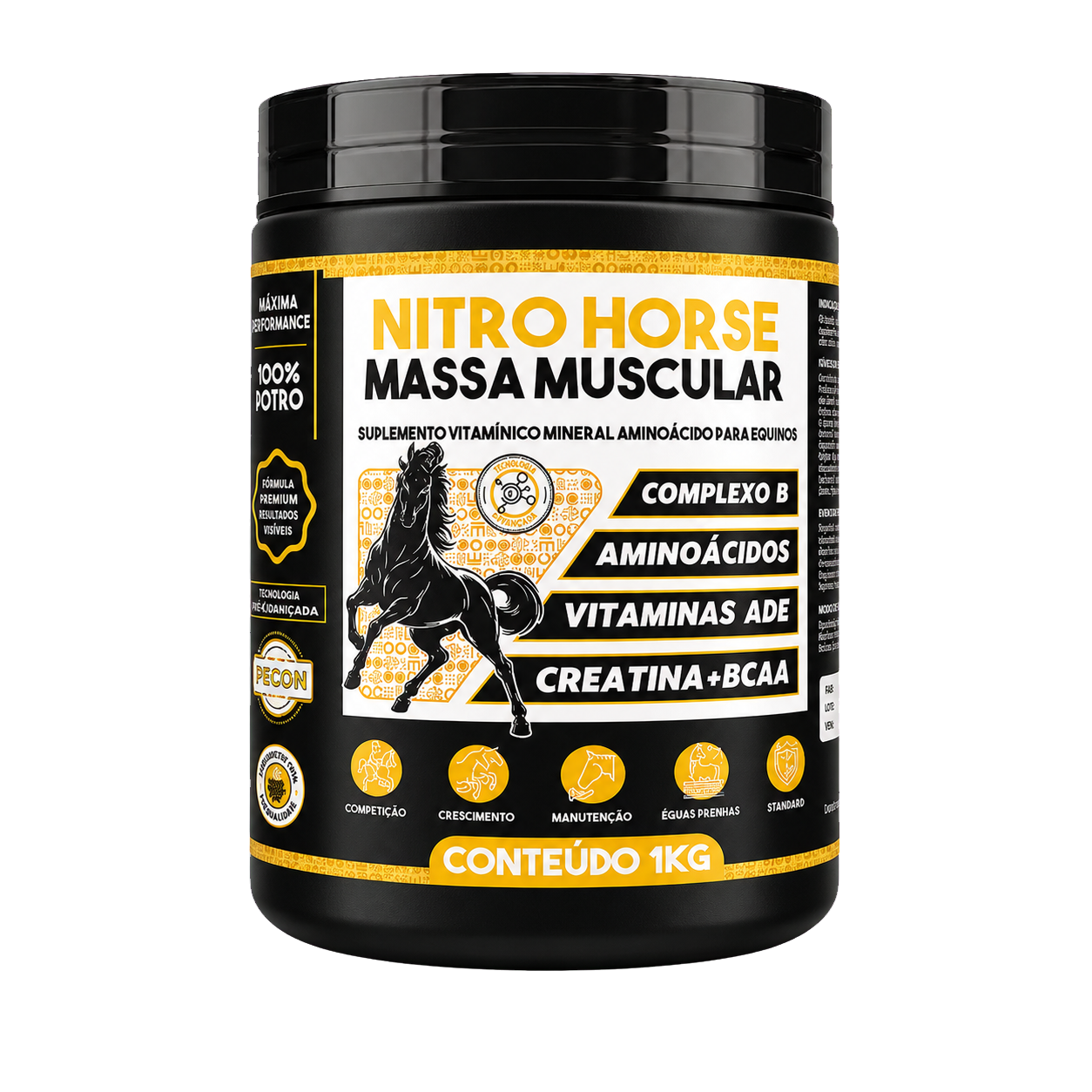 Nitro Horse Massa Muscular 01 kg