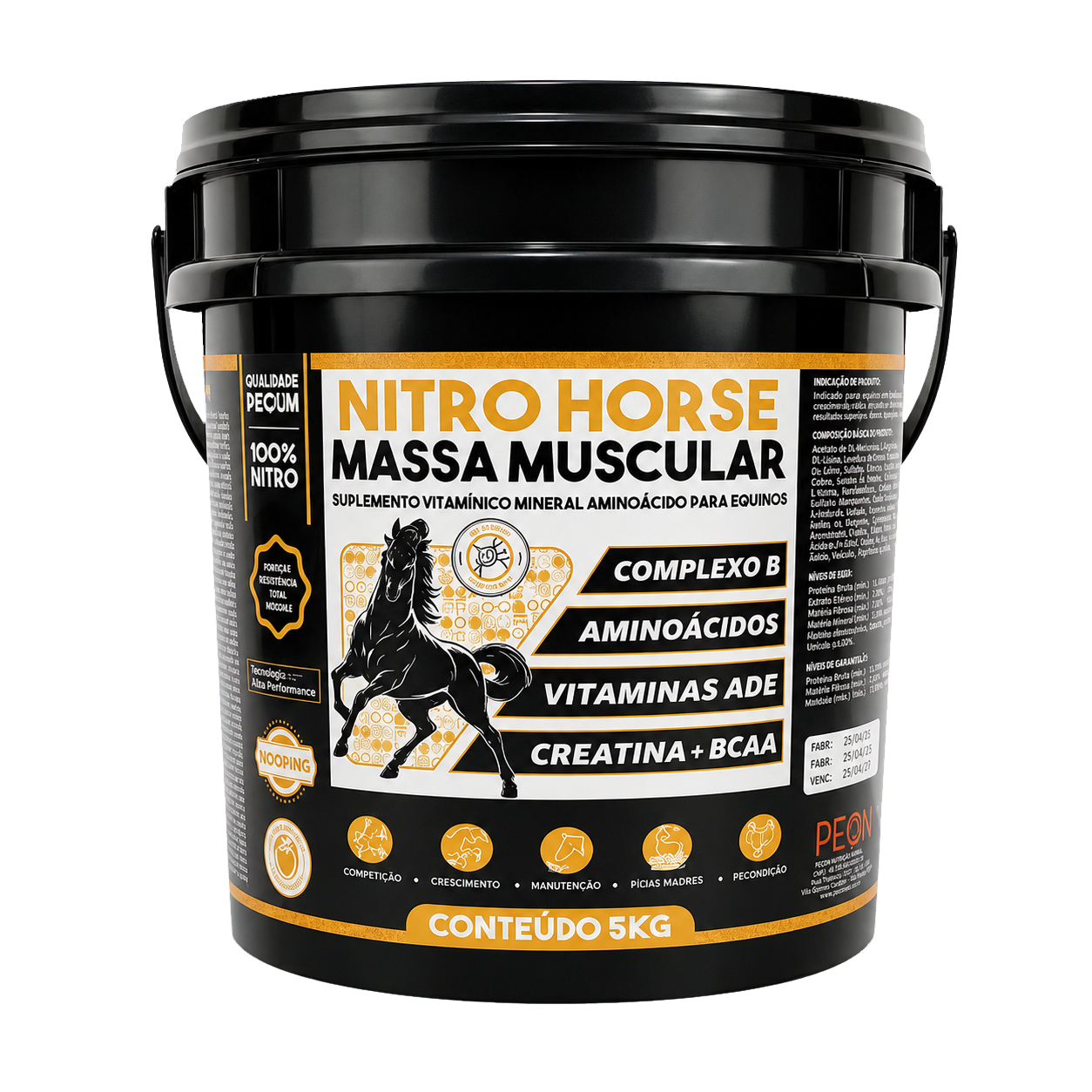 Nitro Horse Massa Muscular 05 kg
